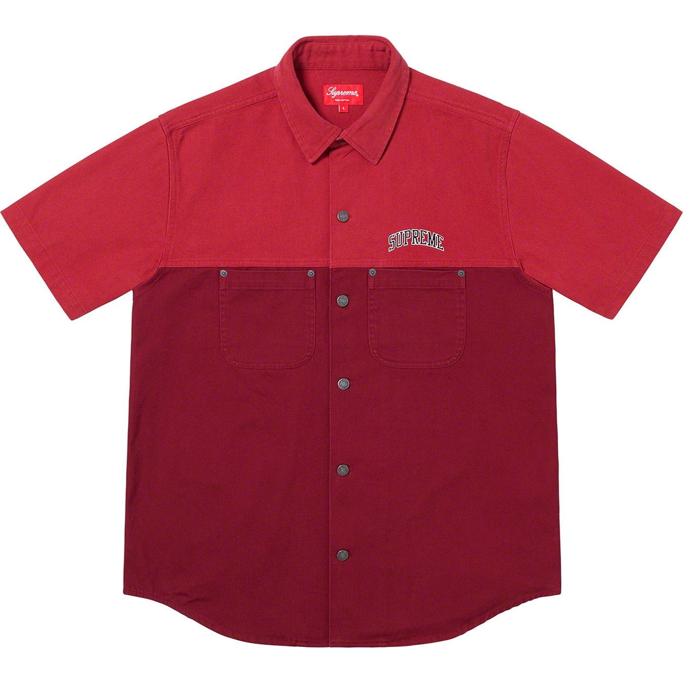 2-Tone Denim S/S Shirt view 3